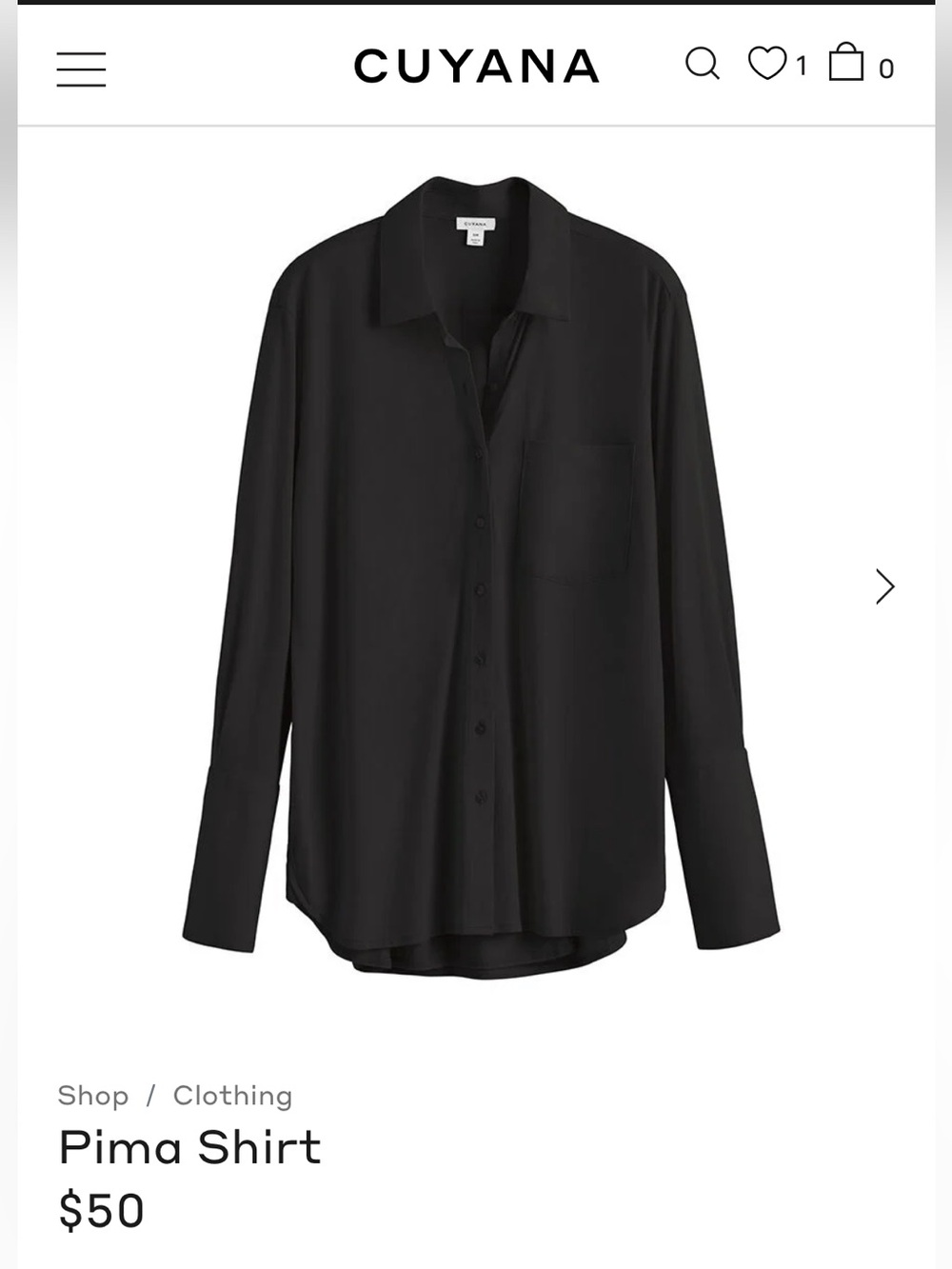 Cuyana Pima Shirt